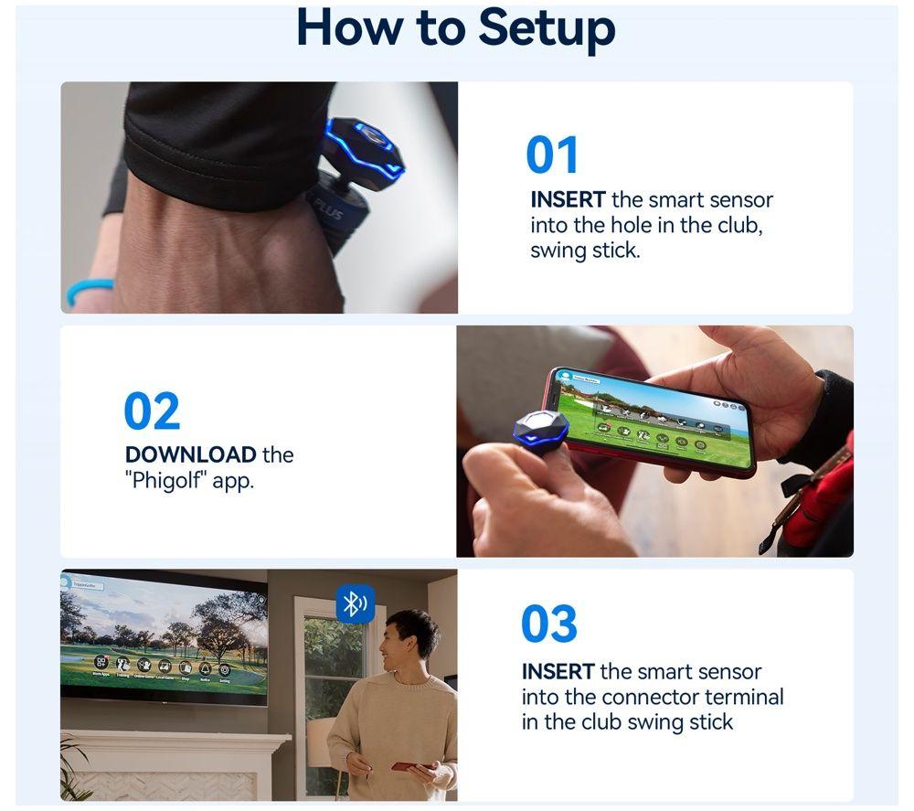 PHIGOLF Flex Smart Golf Swing Analyser image number 5 of 5