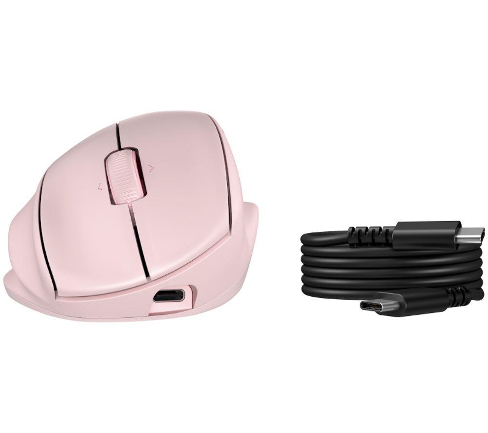 HP 720 Tilt Ergonomic Optical Mouse - Pink image number 6 of 6
