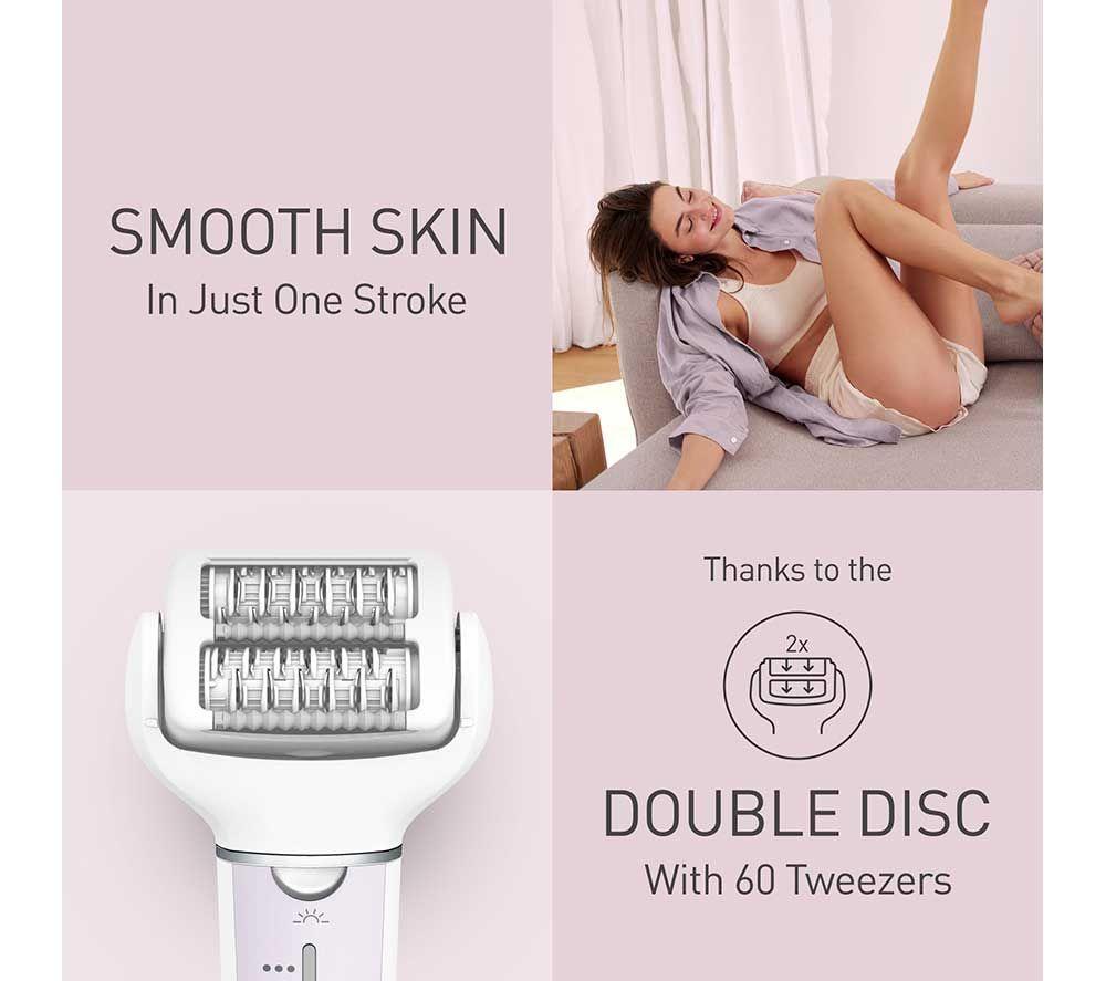 PANASONIC ES-EY30-V511 Double Disc Wet & Dry Epilator - Violet image number 2 of 7