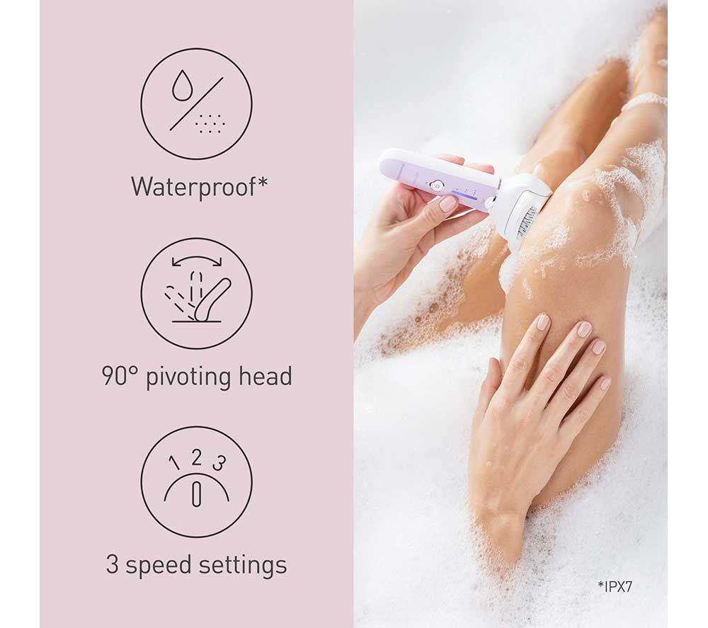 PANASONIC ES-EY30-V511 Double Disc Wet & Dry Epilator - Violet image number 5 of 7