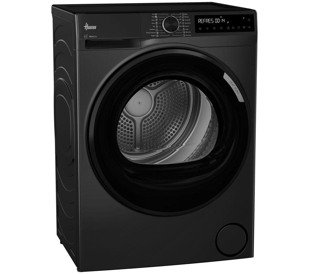 HOOVER Pro Dry Series 3 HBR 10N3BJX-80 WiFi-enabled 10 kg Heat Pump Tumble Dryer - Black image number 2 of 5