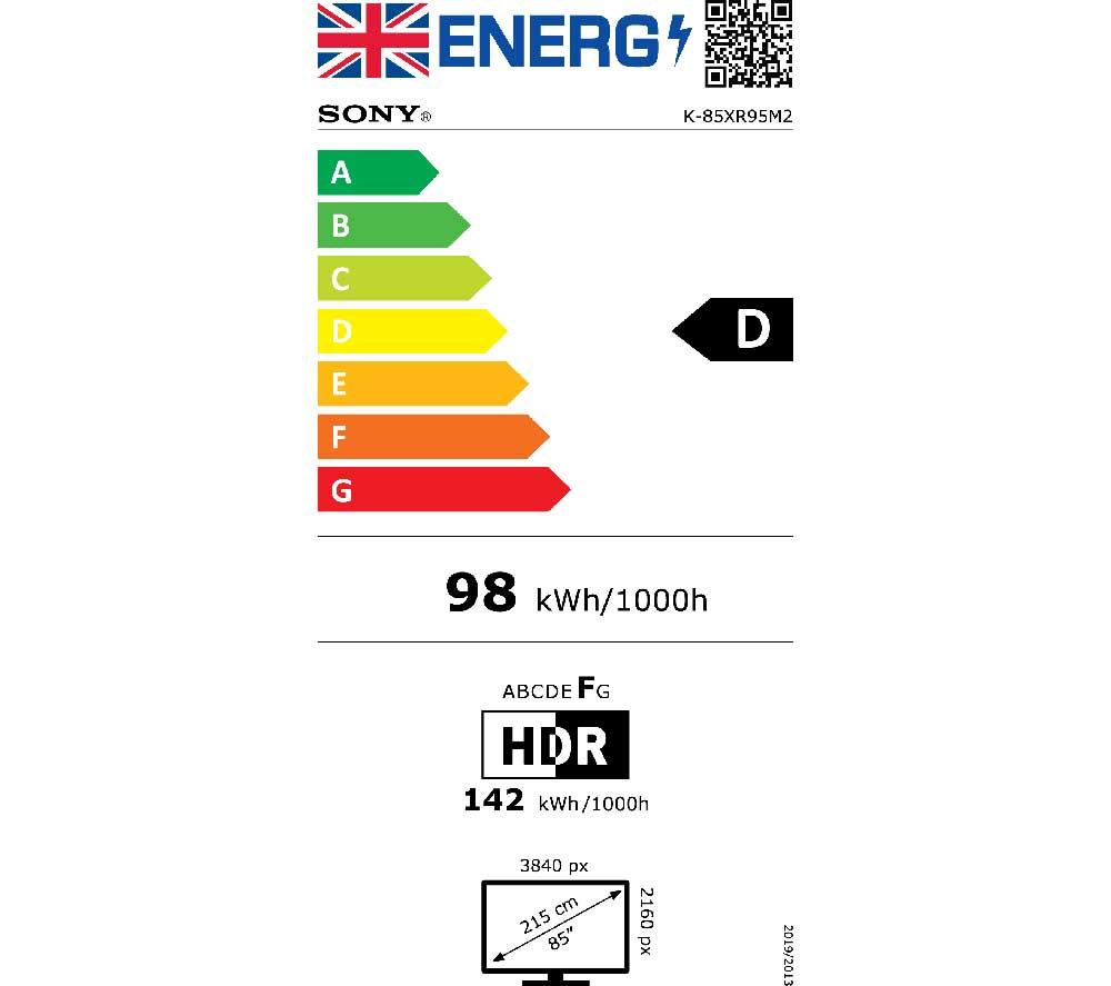 SONY BRAVIA 9 II 85" True RGB Mini LED 4K HDR Smart TV 2026 - 85XR95M2 image number 25 of 27
