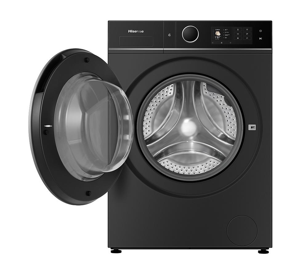 HISENSE KitchenFit 5i Series WD5I1245BBRH WiFi-enabled 12 kg Washer Dryer - Black image number 2 of 35