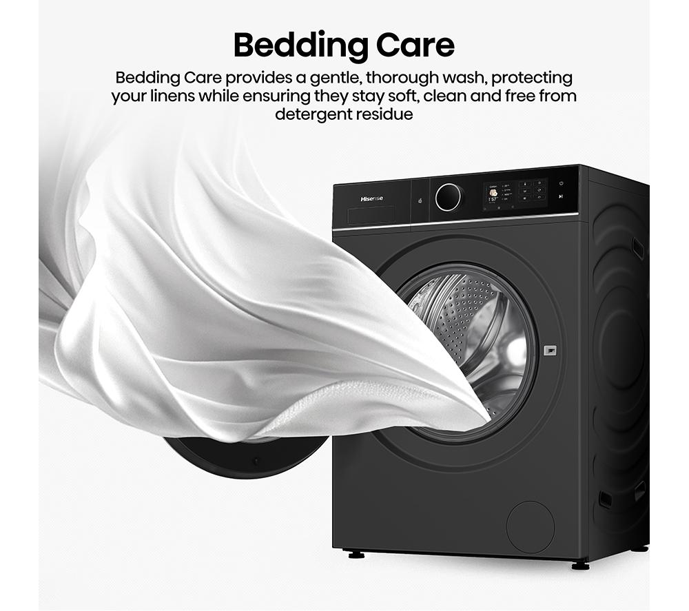 HISENSE KitchenFit 5i Series WD5I1245BBRH WiFi-enabled 12 kg Washer Dryer - Black image number 24 of 35