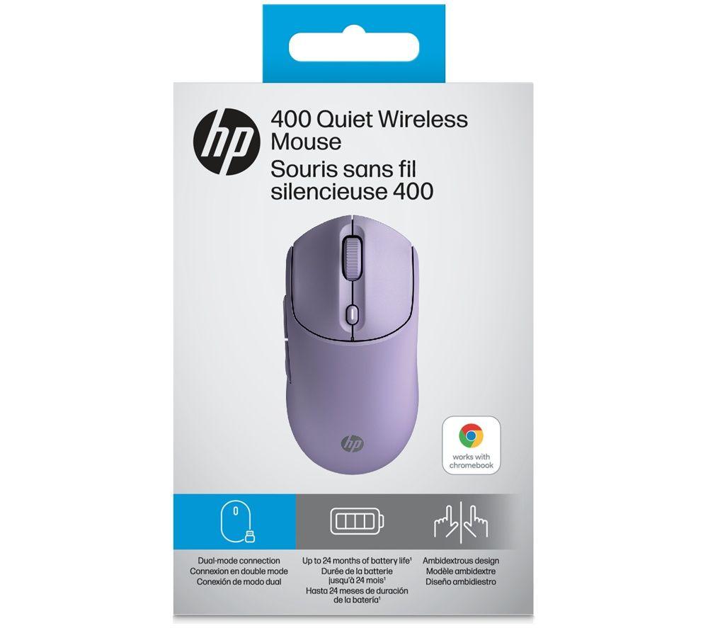 HP 400 Wireless Optical Mouse - Purple image number 6 of 7
