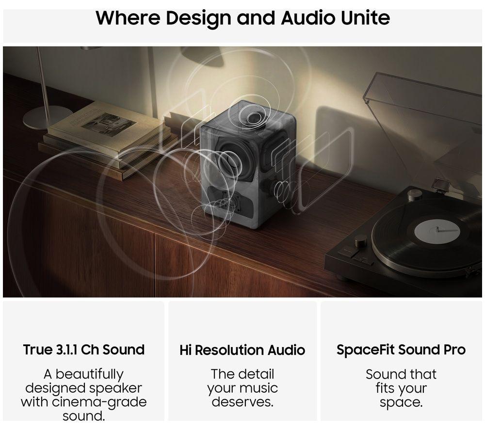 SAMSUNG Music Studio 7 HW-LS70H/XU Wireless Multi-room Speaker - Black image number 6 of 6