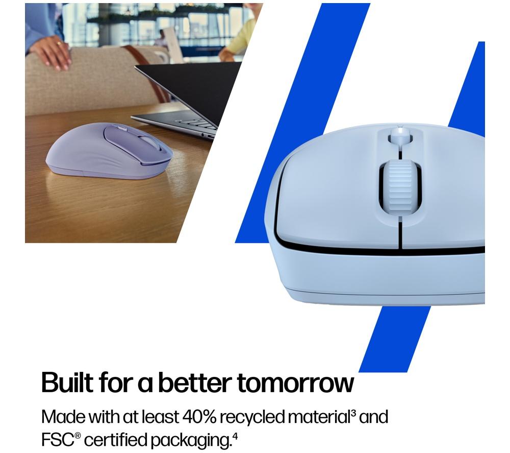 HP 400 Wireless Optical Mouse - Blue image number 6 of 14