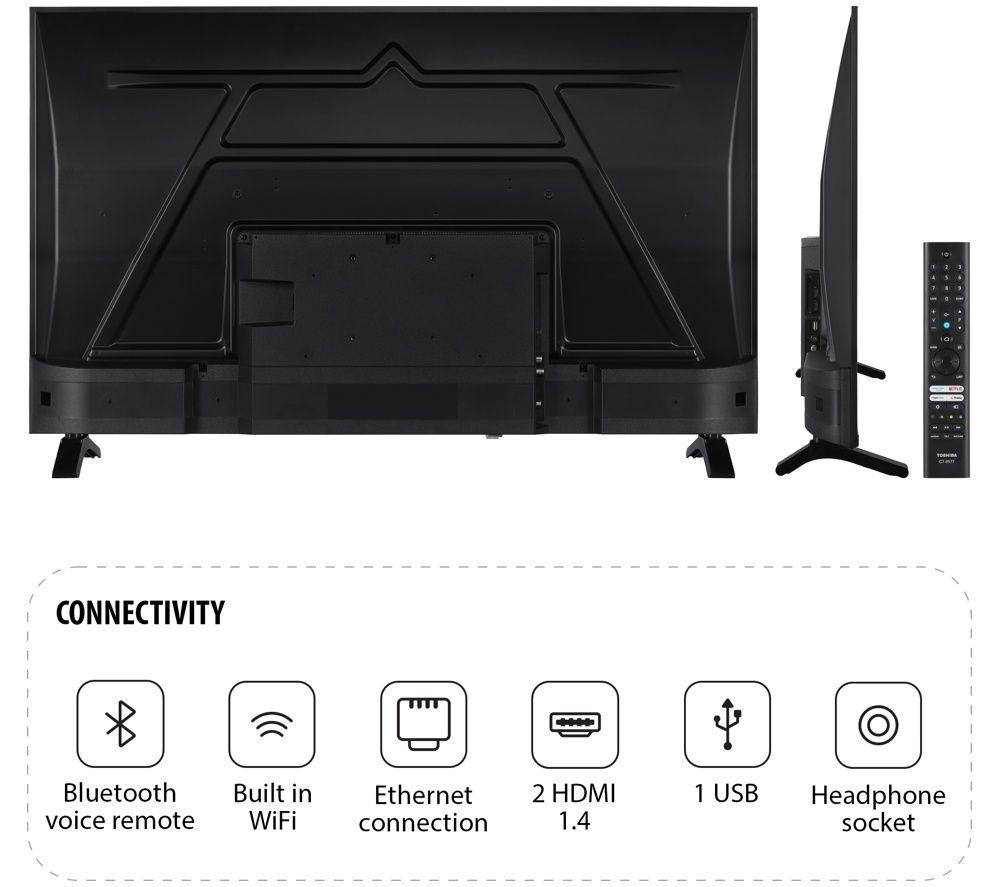 TOSHIBA Fire TV 40LF2653DB 40" Smart Full HD HDR LED TV with Amazon Alexa image number 5 of 8