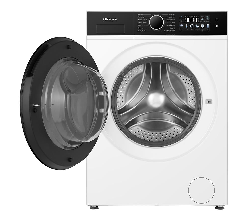 HISENSE KitchenFit 3i Series WF3I9043BWFS2 WiFi-enabled 9 kg 1400 Spin Washing Machine - White image number 2 of 31