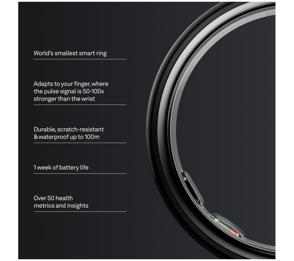 OURA Ring 5 &ndash; Black, Size 9 image number 2 of 7