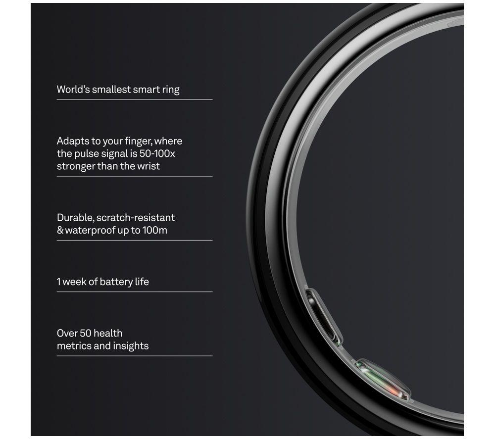 OURA Ring 5 &ndash; Black, Size 10 image number 2 of 7