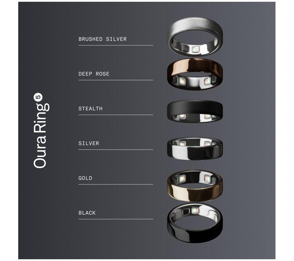 OURA Ring 5 &ndash; Stealth, Size 9 image number 7 of 9