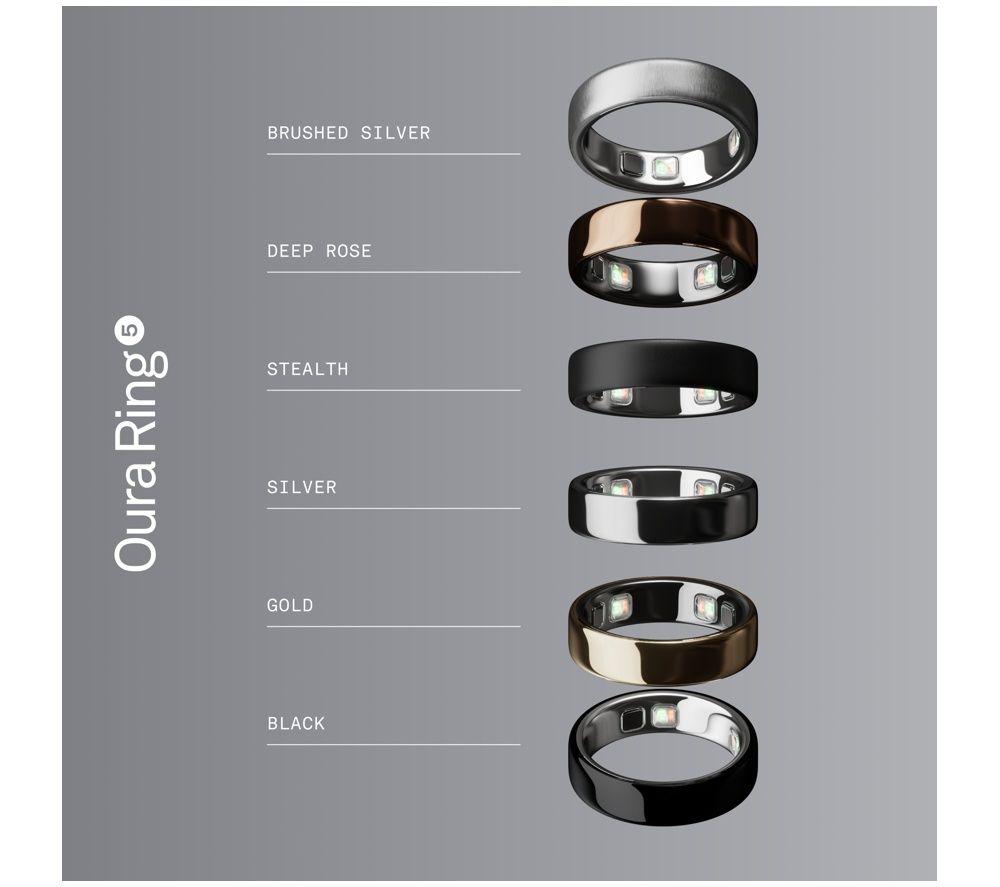 OURA Ring 5 &ndash; Silver, Size 10 image number 5 of 7