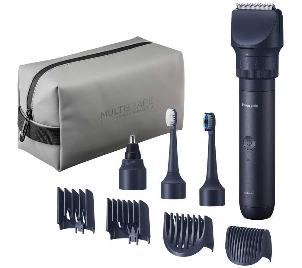 PANASONIC Multishape ER-CKL2 5-in-1 Personal Care Grooming Travel Pack - Navy Blue