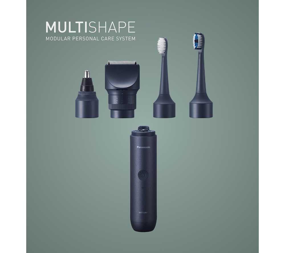 PANASONIC Multishape ER-CKL2 5-in-1 Personal Care Grooming Travel Pack - Navy Blue image number 7 of 7