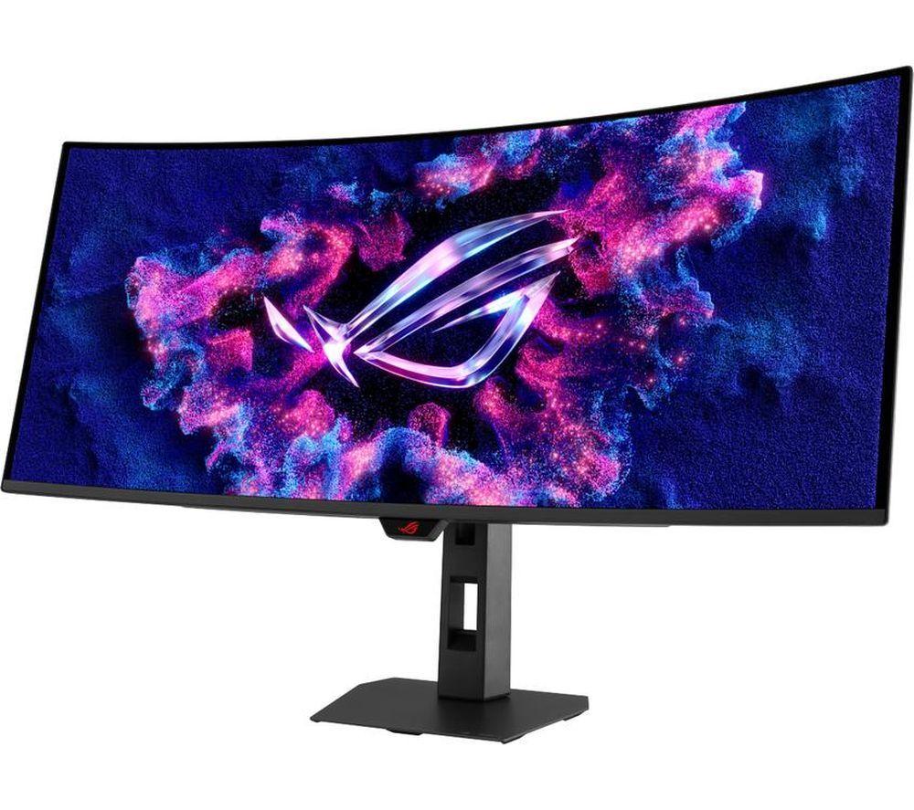 ASUS ROG Strix XG34WCDMS Ultra-Wide QHD 34" QD‑OLED Gaming Monitor - Black image number 3 of 6