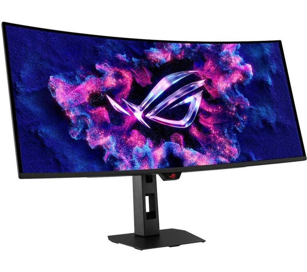ASUS ROG Strix XG34WCDMS Ultra-Wide QHD 34" QD‑OLED Gaming Monitor - Black image number 4 of 6