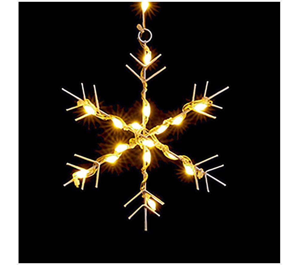 PREMIER Flexibright Snowflake V 267 Warm White LED Curtain Light - 1.2 x 1.2 m image number 3 of 5