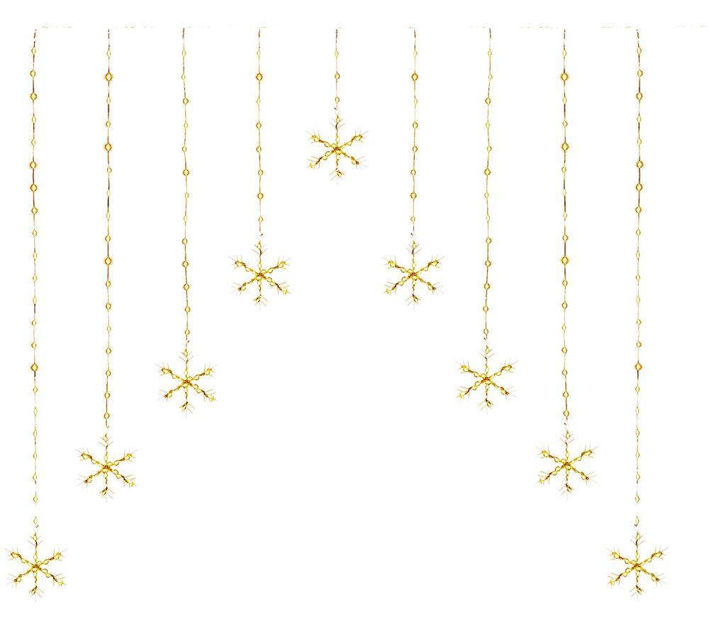PREMIER Flexibright Snowflake V 267 Warm White LED Curtain Light - 1.2 x 1.2 m image number 5 of 5