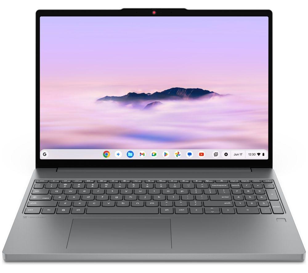 LENOVO 83T10021UK 15.3" Chromebook Plus - Intel&reg; Core&trade; 3, 128 GB UFS, Grey image number 2 of 9