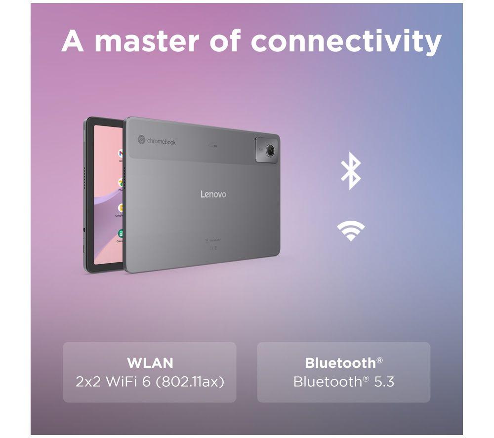 LENOVO 83HH003EUK Duet 10.95" 2 in 1 Chromebook - MediaTek Kompanio, 128 GB eMMC, Grey image number 5 of 6