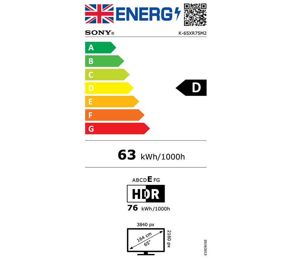 SONY BRAVIA 7 II 65" True RGB Mini LED 4K HDR Smart TV 2026 - K65XR75M2 image number 22 of 24