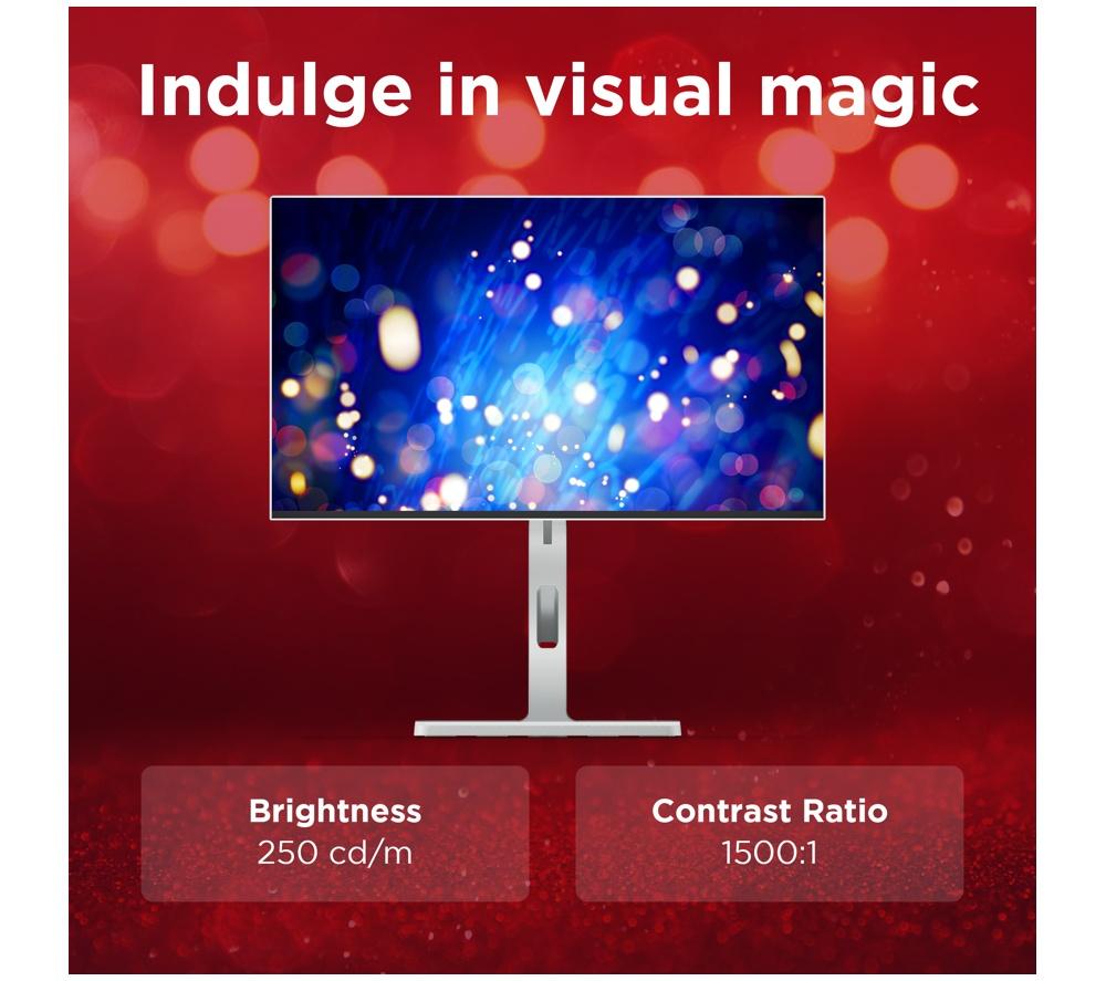 LENOVO L24D-4C Full HD 23.8" IPS Monitor - Grey image number 10 of 11