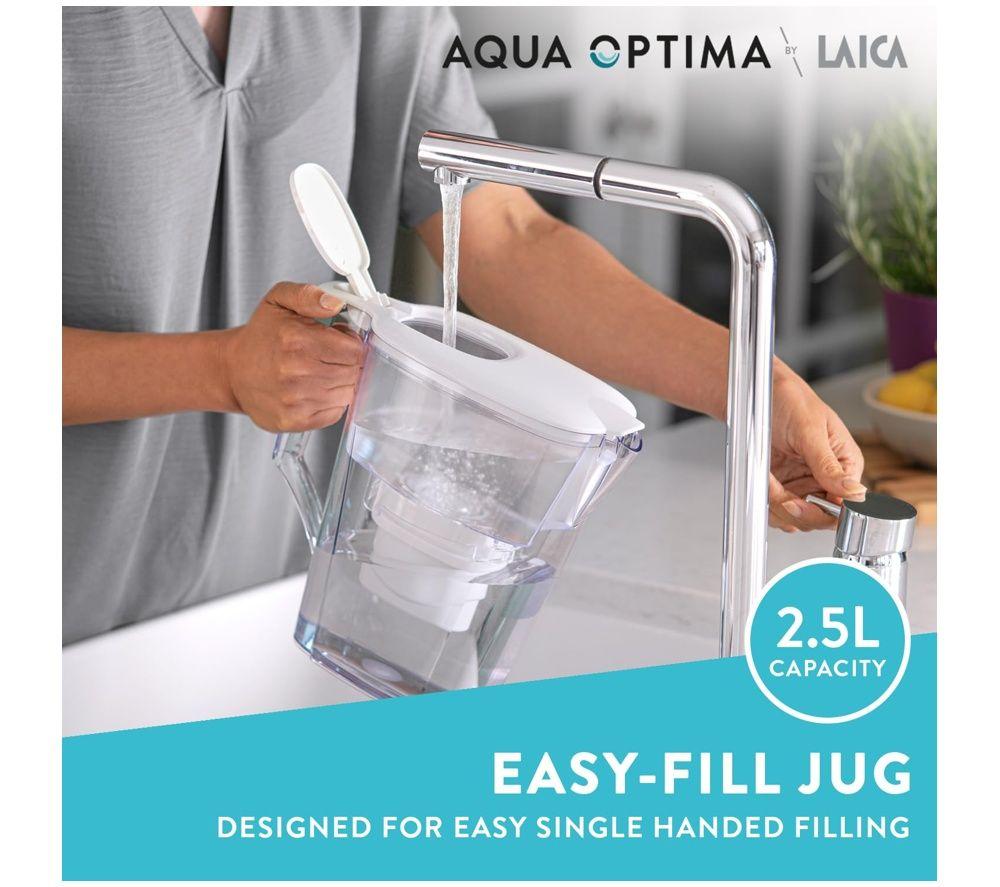 AQUA OPTIMA Liscia Water Filter Jug & Evolve+ Filter Bundle image number 3 of 5