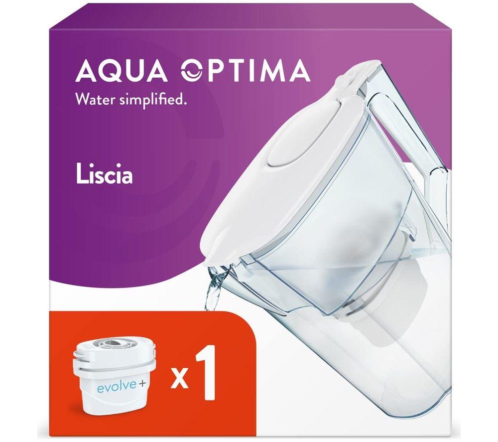 AQUA OPTIMA Liscia Water Filter Jug & Evolve+ Filter Bundle image number 5 of 5