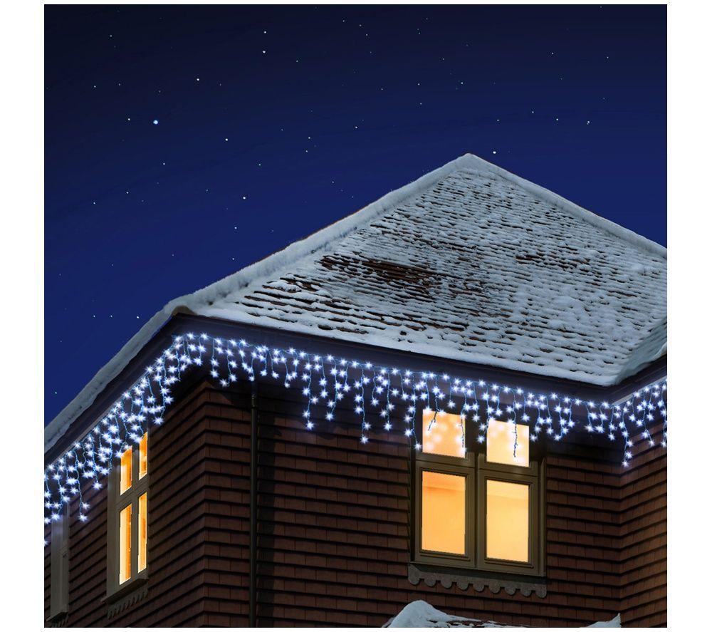 PREMIER LV213284W Multi-Action Frosted Icicles LED lights - 19.5 m image number 4 of 5