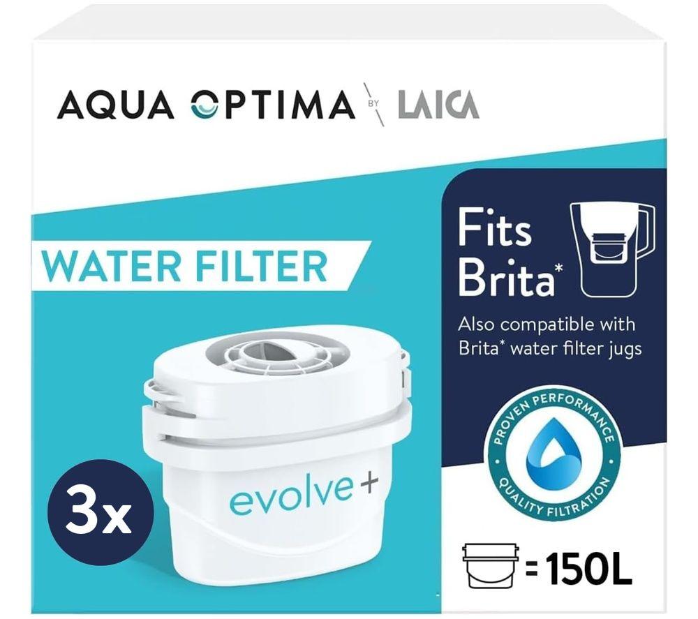AQUA OPTIMA Evolve+ Water Filter Cartridge - 3 Months Pack