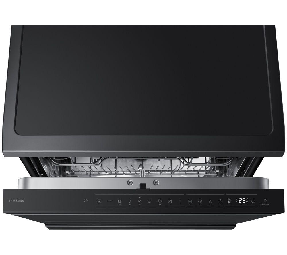 SAMSUNG Series 8 WaterJet Clean DW80H77YBFFU4 Full-size WiFi-enabled Dishwasher - Black image number 5 of 15