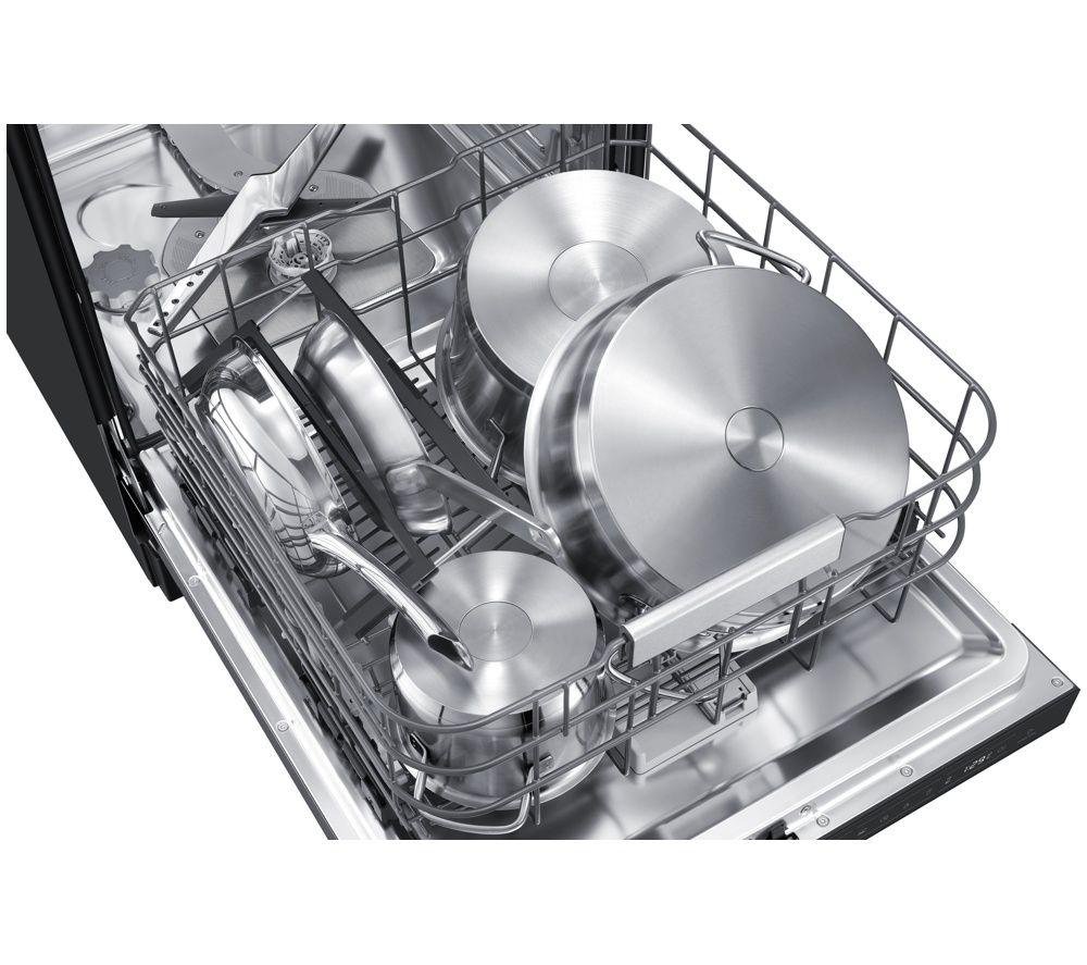 SAMSUNG Series 8 WaterJet Clean DW80H77YBFFU4 Full-size WiFi-enabled Dishwasher - Black image number 7 of 15