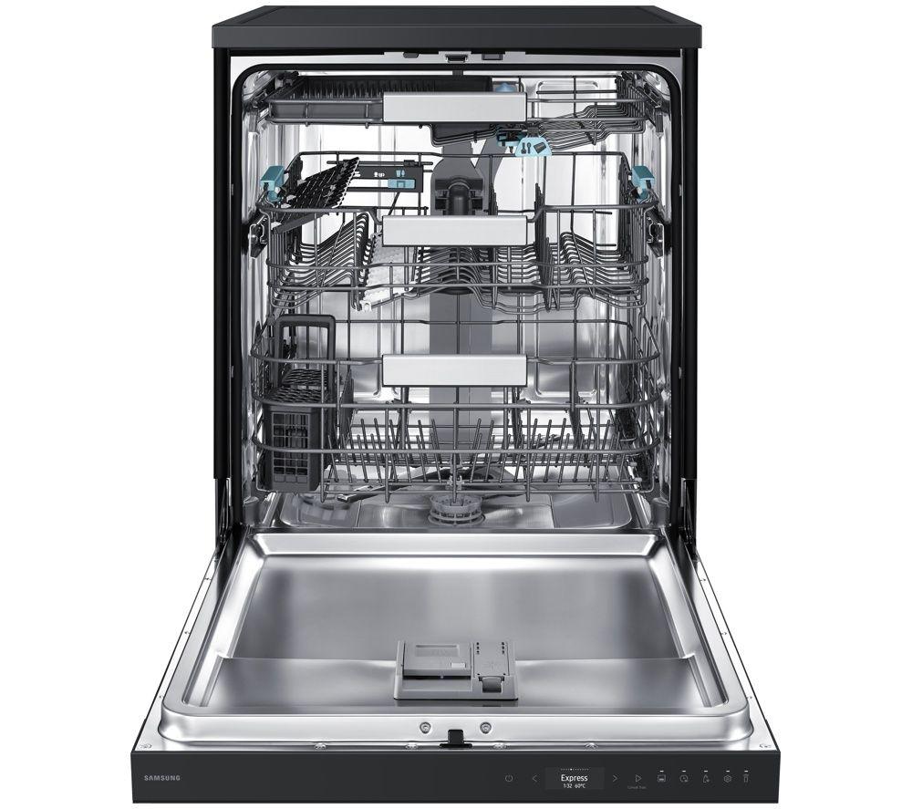 SAMSUNG Series 9 WaterJet Clean DW90H79LAFFU4 Full-size WiFi-enabled Dishwasher - Black image number 2 of 11