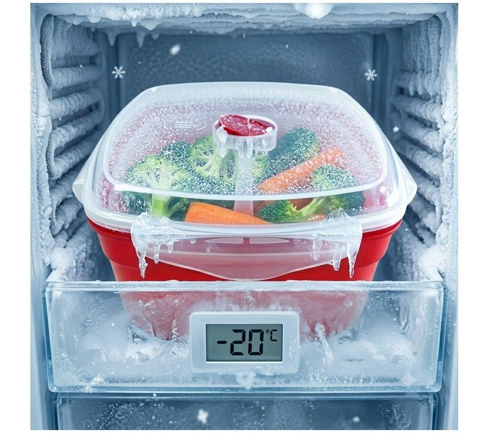 LOGIK LMWSTM27 Microwave Steamer - Red image number 8 of 10