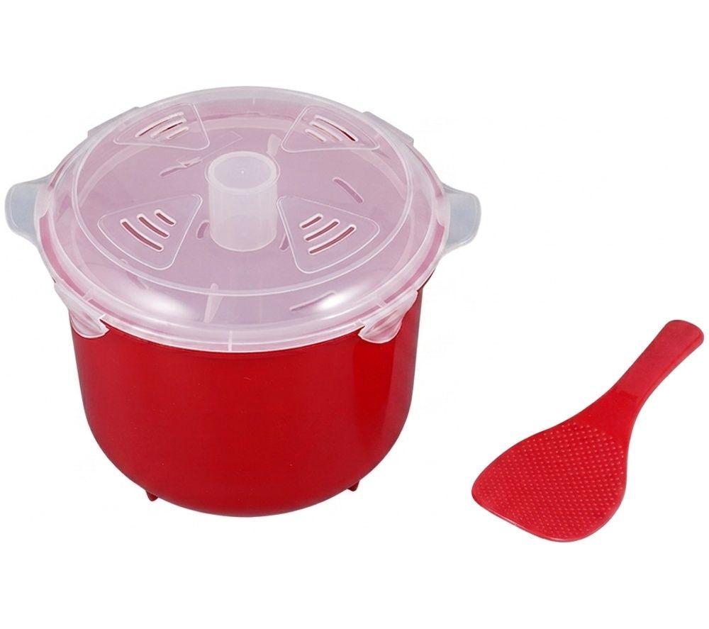 Buy LOGIK LMWRICSTM27 2.4 Litre Microwave Rice Cooker - Red | Currys