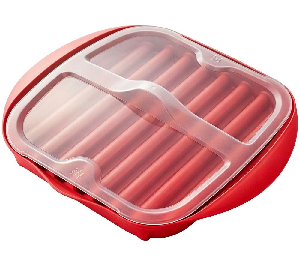 LOGIK LMWBACCRP27 Microwave Bacon Crisper- Red