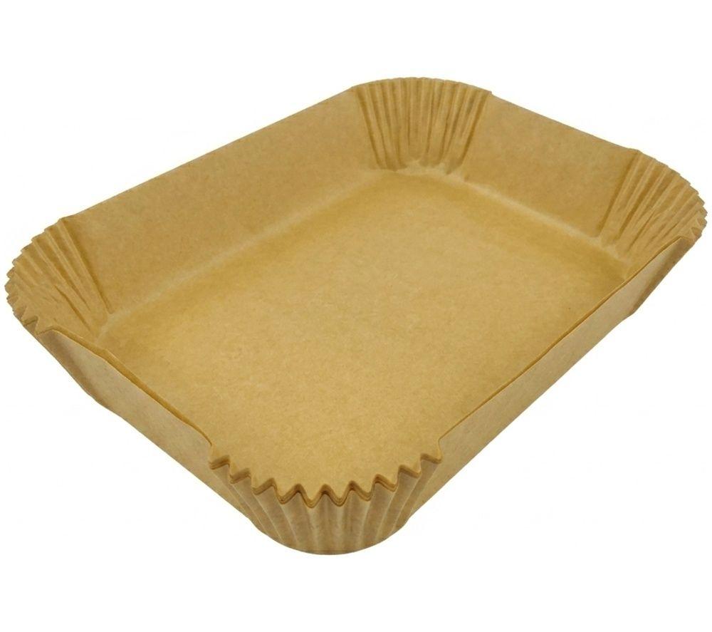 LOGIK LAFRRECTPPR27 Air Fryer Disposable Rectangle Paper Liners - Pack of 60, Brown image number 8 of 8