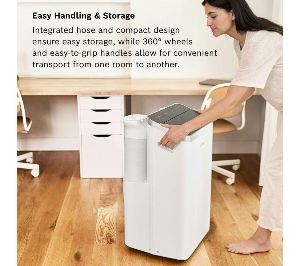 BOSCH Cool 4000 Portable 3-in-1 Air Conditioner & Dehumidifier - White image number 5 of 7