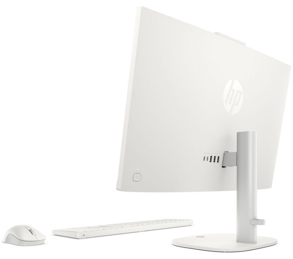 HP OmniStudio 24-cz0000na 23.8" All-in-One PC - Intel&reg; Core&trade; Ultra 5, 512 GB SSD, White image number 4 of 6