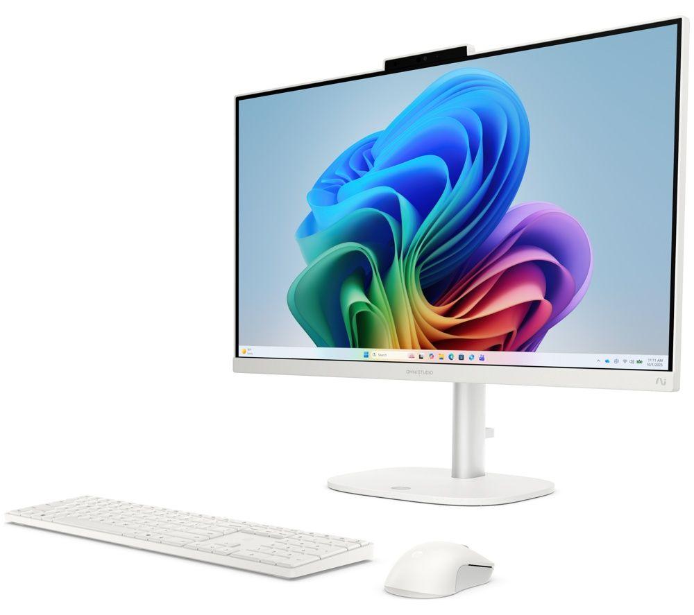 HP OmniStudio 24-cz0000na 23.8" All-in-One PC - Intel&reg; Core&trade; Ultra 5, 512 GB SSD, White image number 5 of 6