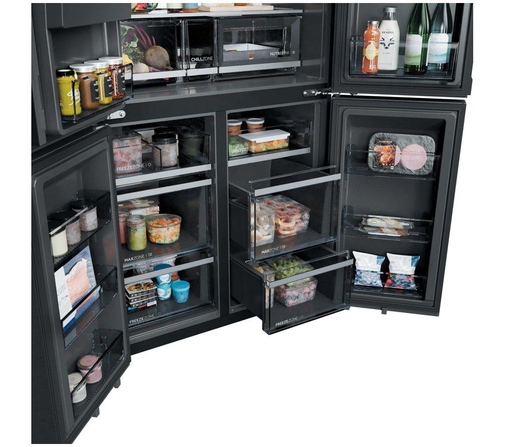 HAIER Horizon Cube Series 9 HCW99F18DIMB American-Style Smart Fridge Freezer - Obsidian Steel image number 6 of 6