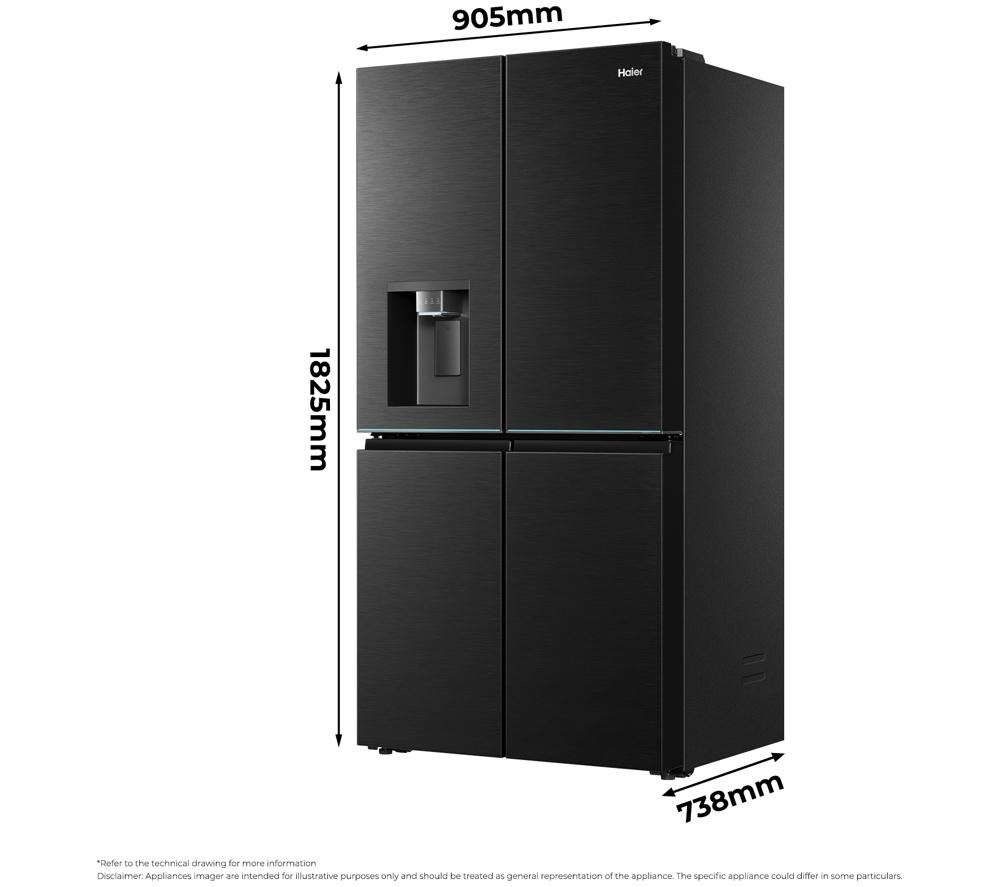 HAIER Horizon Cube Series 9 HCW99F18DIMB American-Style Smart Fridge Freezer - Obsidian Steel image number 13 of 19