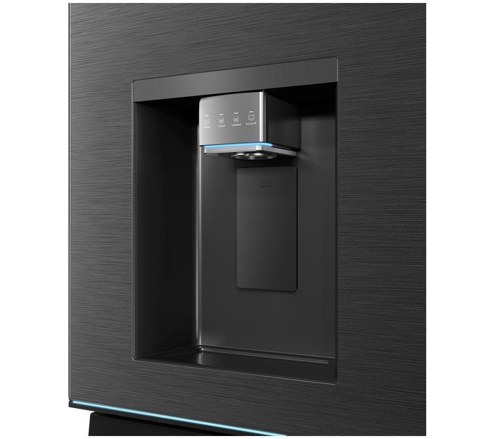HAIER Horizon Cube Series 9 HCW99F18DIMB American-Style Smart Fridge Freezer - Obsidian Steel image number 14 of 19