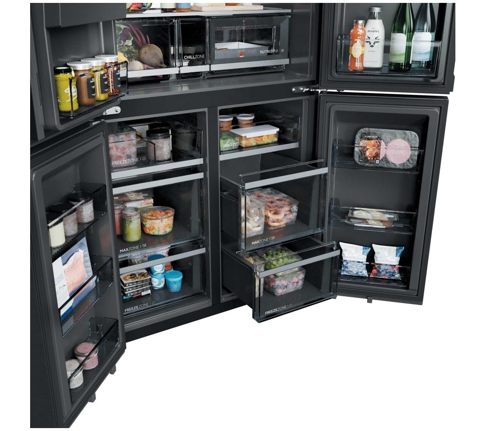HAIER Horizon Cube Series 9 HCW99F18DIMB American-Style Smart Fridge Freezer - Obsidian Steel image number 19 of 19