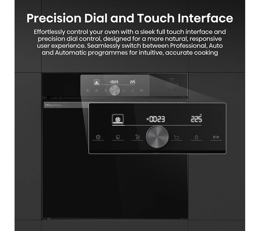 HISENSE Hi6 SE BSA66331PBDGUK Electric Pyrolytic Oven - Jet Black image number 3 of 19