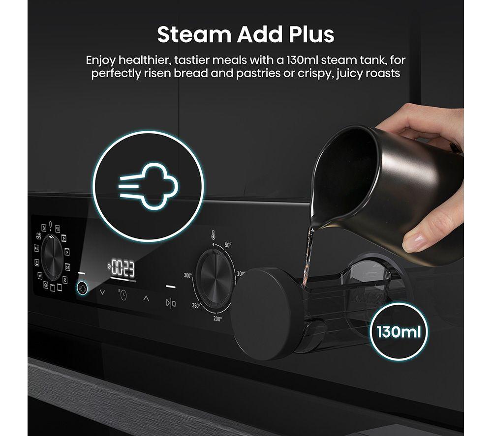 HISENSE Hi4 BSA66221CDBGUK Electric Steam Oven - Black image number 4 of 19