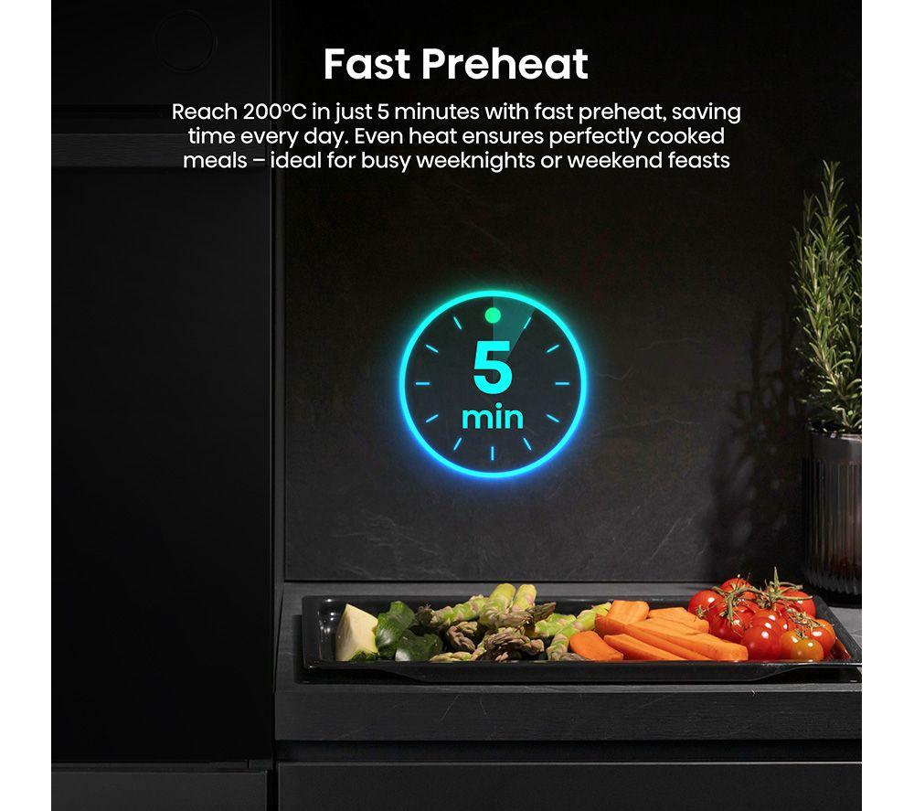 HISENSE Hi4 BSA66221CDBGUK Electric Steam Oven - Black image number 8 of 19