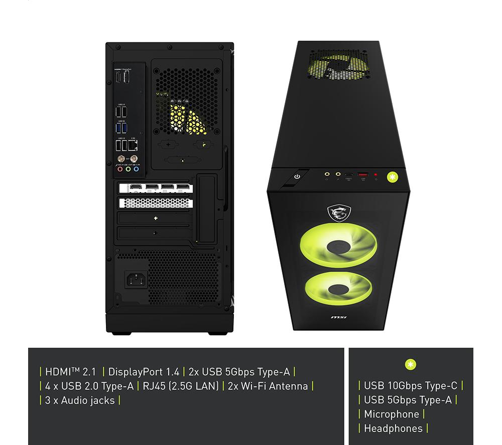 MSI MAG Infinite S AI Gaming PC - Intel&reg; Core&trade; Ultra 5, RTX 5060, 1 TB SSD image number 7 of 7