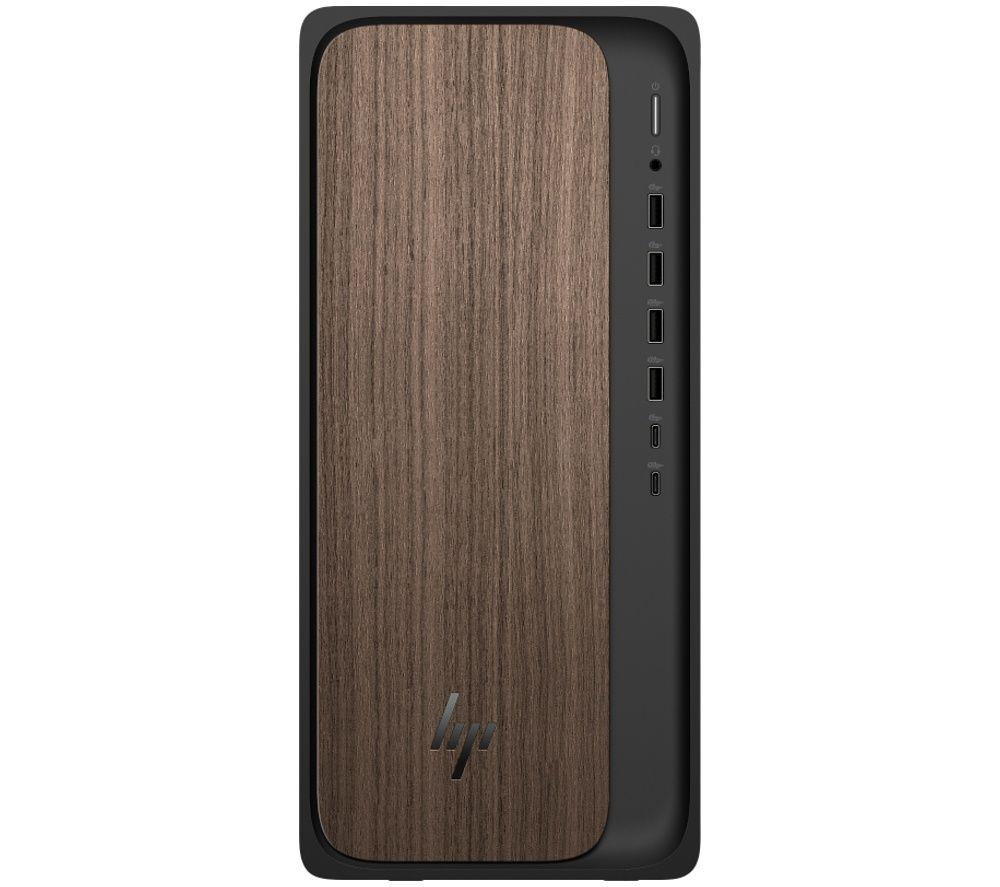HP OmniDesk M03-0009na AI Desktop PC - Intel&reg; Core&trade; Ultra 7, 512 GB SSD, Dark Wood image number 2 of 6